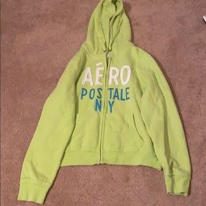 Green Aeropostale NY full zip jacket size XL